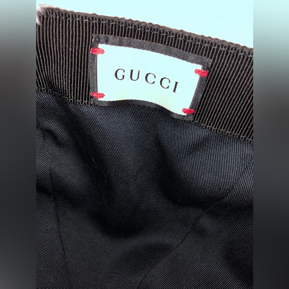 GUCCI ORIGINAL GG CANVAS BASEBALL HAT WITH WEB - Picture 5 of 9